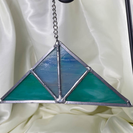 Cooltone Geometric Stained Glass Suncatcher